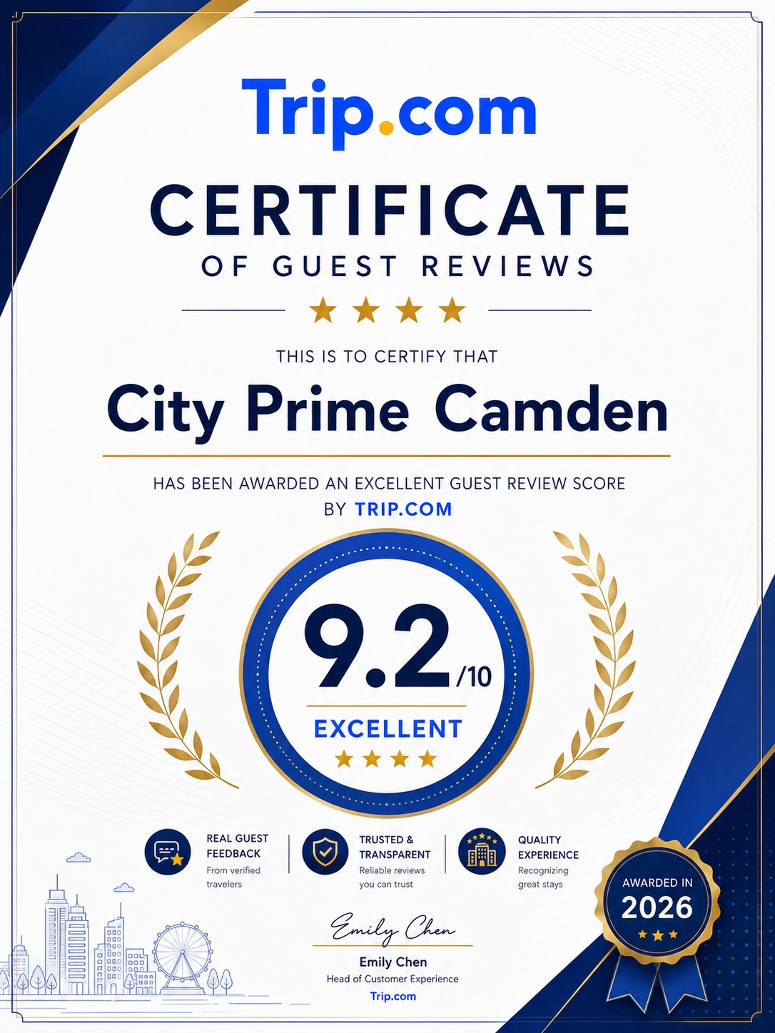 City Prime Apartments About Us Image